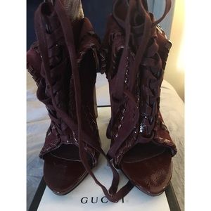ALEXANDER WANG OPEN TOE BOOTIES